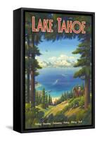 Lake Tahoe-Kerne Erickson-Framed Stretched Canvas