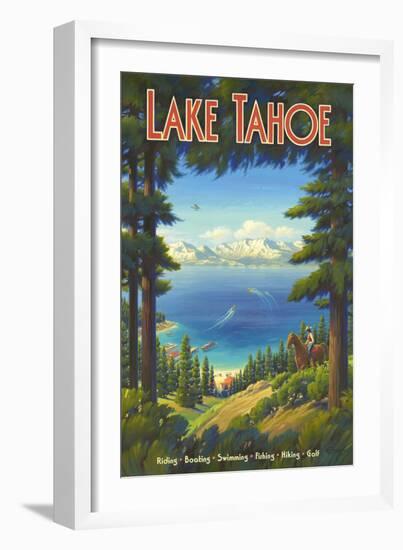 Lake Tahoe-Kerne Erickson-Framed Art Print