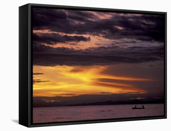 Lake Tanganyika From Within Gombe National Park, Tanzania-Kristin Mosher-Framed Stretched Canvas