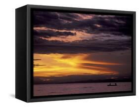 Lake Tanganyika From Within Gombe National Park, Tanzania-Kristin Mosher-Framed Stretched Canvas