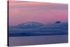 Lake Taupo with Mount Ruapehu and Mount Ngauruhoe at Dawn-Stuart-Stretched Canvas