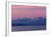 Lake Taupo with Mount Ruapehu and Mount Ngauruhoe at Dawn-Stuart-Framed Photographic Print