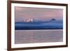 Lake Taupo with Mount Ruapehu and Mount Ngauruhoe at Dawn-Stuart-Framed Photographic Print