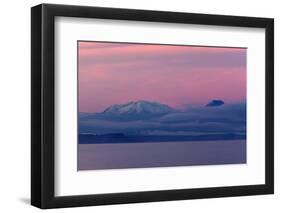 Lake Taupo with Mount Ruapehu and Mount Ngauruhoe at Dawn-Stuart-Framed Photographic Print