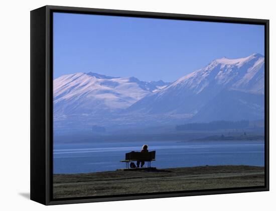 Lake Tekapo, Mackenzie Basin, South Island, New Zealand, Pacific-Mcconnell Andrew-Framed Stretched Canvas