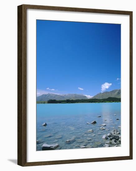 Lake Tekapo, Mount Cook National Park, Canterbury, South Island, New Zealand-Neale Clarke-Framed Photographic Print