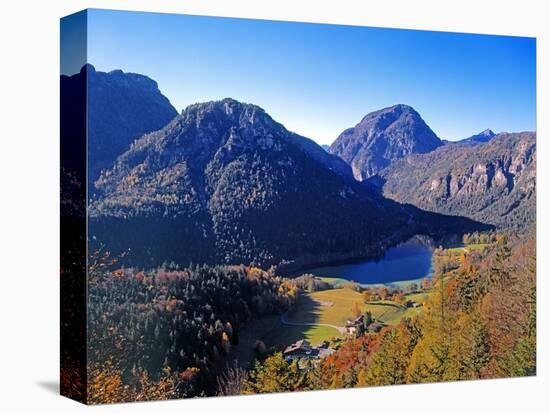 Lake Thumsee-Walter Geiersperger-Stretched Canvas