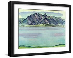 Lake Thun and the Stockhorn Mountains, 1910-Ferdinand Hodler-Framed Giclee Print