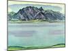 Lake Thun and the Stockhorn Mountains, 1910-Ferdinand Hodler-Mounted Giclee Print