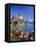 Lake Thun (Thunersee) and Oberhofen Castle, Bernese Oberland, Switzerland, Europe-Simon Harris-Framed Stretched Canvas