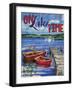 Lake Time Vertical I-Paul Brent-Framed Art Print