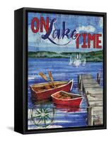 Lake Time Vertical I-Paul Brent-Framed Stretched Canvas