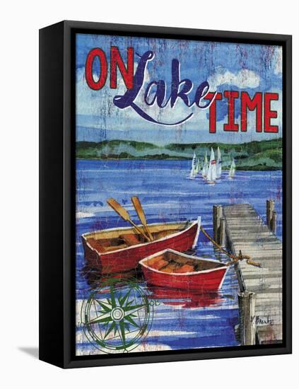 Lake Time Vertical I-Paul Brent-Framed Stretched Canvas