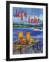 Lake Time Vertical II-Paul Brent-Framed Art Print