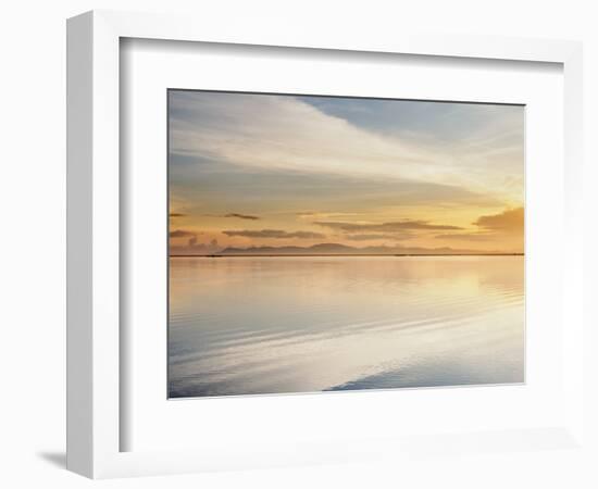 Lake Titicaca at sunrise, Puno, Peru, South America-Karol Kozlowski-Framed Photographic Print