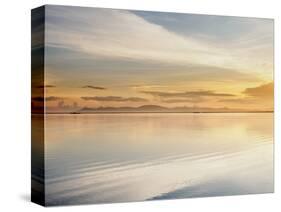 Lake Titicaca at sunrise, Puno, Peru, South America-Karol Kozlowski-Stretched Canvas
