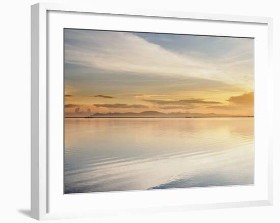 Lake Titicaca at sunrise, Puno, Peru, South America-Karol Kozlowski-Framed Photographic Print