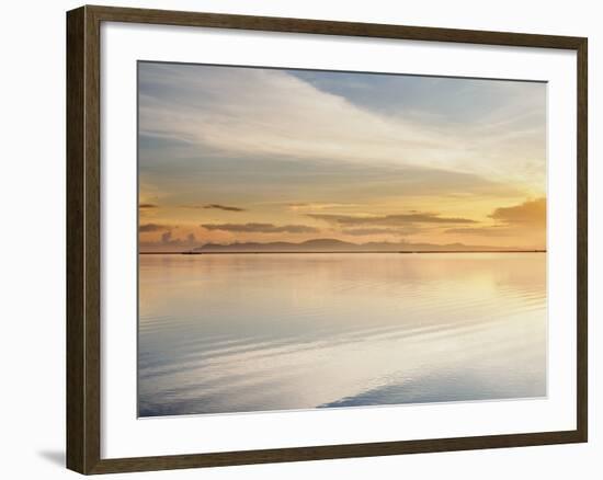 Lake Titicaca at sunrise, Puno, Peru, South America-Karol Kozlowski-Framed Photographic Print