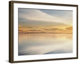 Lake Titicaca at sunrise, Puno, Peru, South America-Karol Kozlowski-Framed Photographic Print