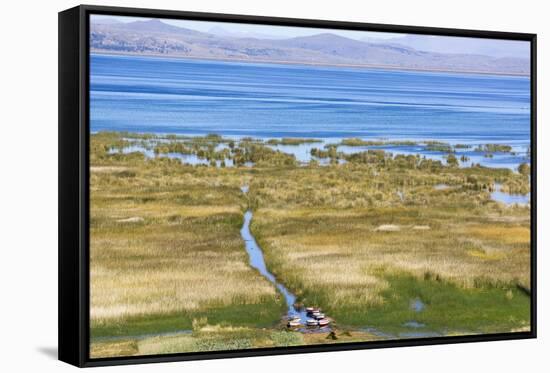 Lake Titicaca, Peru-Peter Groenendijk-Framed Stretched Canvas