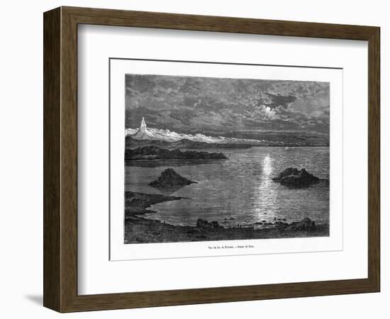 Lake Titicaca, South America, 19th Century-Edouard Riou-Framed Giclee Print