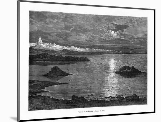 Lake Titicaca, South America, 19th Century-Edouard Riou-Mounted Giclee Print