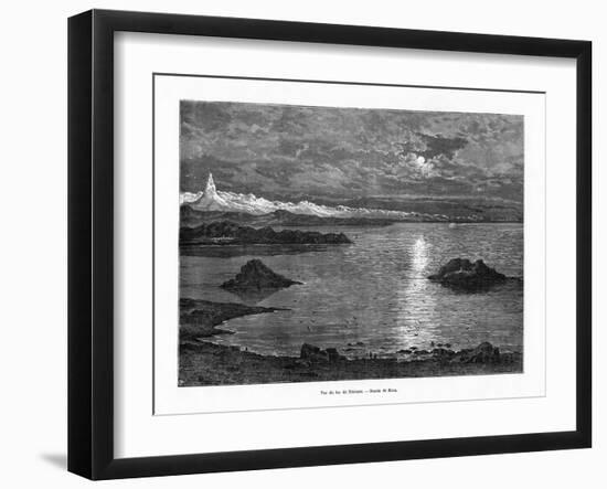 Lake Titicaca, South America, 19th Century-Edouard Riou-Framed Giclee Print