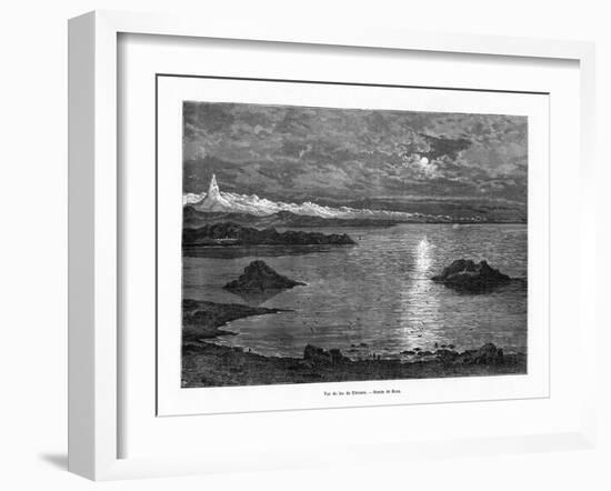 Lake Titicaca, South America, 19th Century-Edouard Riou-Framed Giclee Print