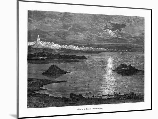 Lake Titicaca, South America, 19th Century-Edouard Riou-Mounted Giclee Print