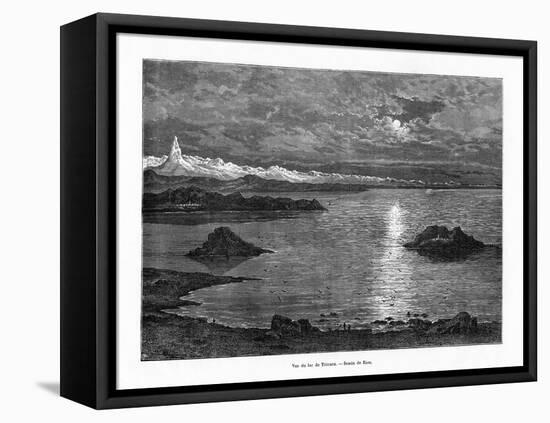 Lake Titicaca, South America, 19th Century-Edouard Riou-Framed Stretched Canvas