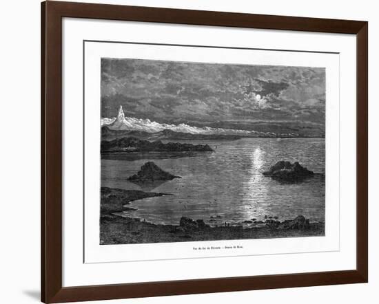 Lake Titicaca, South America, 19th Century-Edouard Riou-Framed Giclee Print