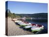 Lake Titisee, Black Forest, Baden-Wurttemburg, Germany-Hans Peter Merten-Stretched Canvas