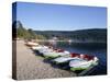 Lake Titisee, Black Forest, Baden-Wurttemburg, Germany-Hans Peter Merten-Stretched Canvas