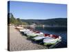 Lake Titisee, Black Forest, Baden-Wurttemburg, Germany-Hans Peter Merten-Stretched Canvas