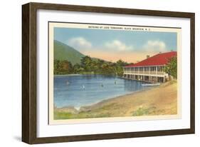 Lake Tomahawk, Black Mountain, North Carolina-null-Framed Art Print