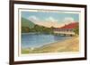 Lake Tomahawk, Black Mountain, North Carolina-null-Framed Art Print