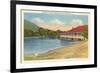 Lake Tomahawk, Black Mountain, North Carolina-null-Framed Art Print