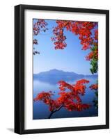 Lake Toyah and Mt. Usu-null-Framed Photographic Print