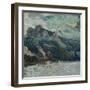 Lake Traun with Mountain Sleeping Greek, 1907-Richard Gerstl-Framed Giclee Print