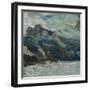 Lake Traun with Mountain Sleeping Greek, 1907-Richard Gerstl-Framed Giclee Print