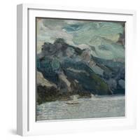 Lake Traun with Mountain Sleeping Greek, 1907-Richard Gerstl-Framed Giclee Print