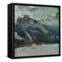 Lake Traun with Mountain Sleeping Greek, 1907-Richard Gerstl-Framed Stretched Canvas