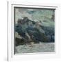 Lake Traun with Mountain Sleeping Greek, 1907-Richard Gerstl-Framed Giclee Print