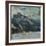 Lake Traun with Mountain Sleeping Greek, 1907-Richard Gerstl-Framed Giclee Print