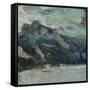 Lake Traun with Mountain Sleeping Greek, 1907-Richard Gerstl-Framed Stretched Canvas