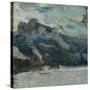 Lake Traun with Mountain Sleeping Greek, 1907-Richard Gerstl-Stretched Canvas