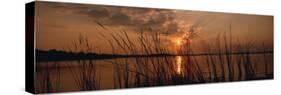Lake Travis at Sunset, Austin, Texas-null-Stretched Canvas