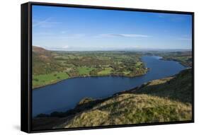 Lake Ullswater from Hallin Fell-James Emmerson-Framed Stretched Canvas