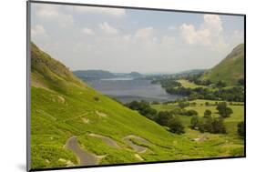 Lake Ullswater from Martindale Road, Lake District National Park, Cumbria, England-James Emmerson-Mounted Photographic Print