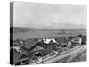 Lake Union from Capitol Hill after snow Photograph - Seattle, WA-Lantern Press-Stretched Canvas